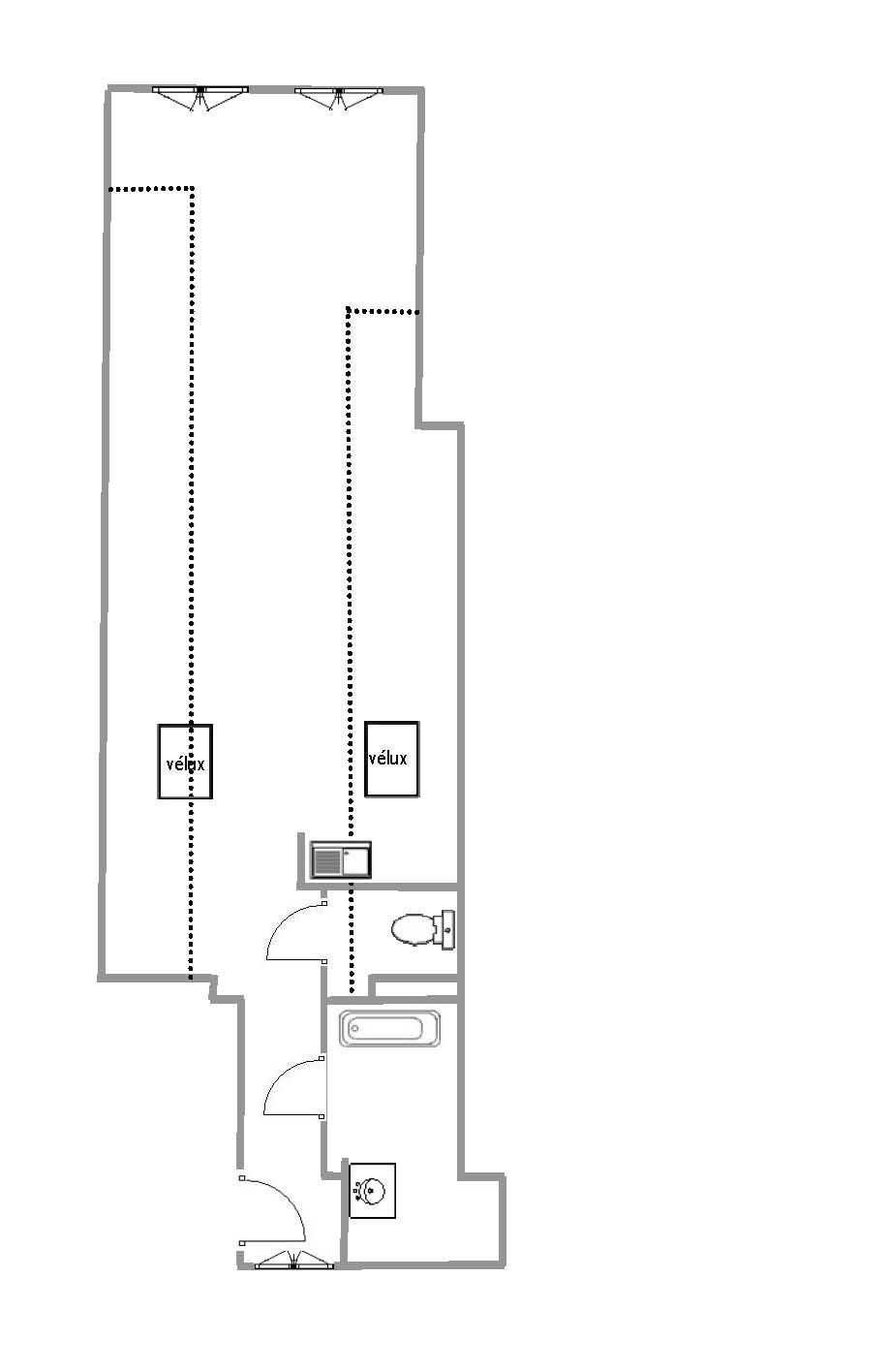 Grand studio meublé Hyper Centre